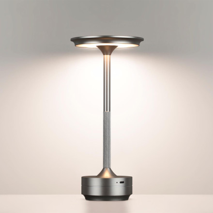 Настольная лампа 5035/6TL L-VISION Odeon Light никель/металл/акрил LED 6W 3000K-5700K 300Лм TET-A-TET