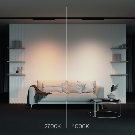 Трековый светильник Technical TR196-3-20W4K-B Maytoni Technical Трехфазная трековая система TRINITY Basis Черный LED 4000