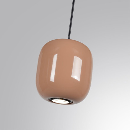 Подвес 5053/1G PENDANT Odeon Light черный/св.терракотовый/металл Подвес GU10 LED 4W OVALI