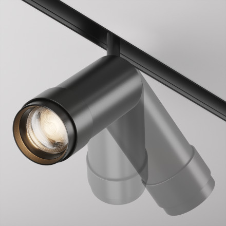 Трековый светильник Technical TR211-1-12W2.7K-Z-B Maytoni Technical Магнитная трековая система 23мм EXILITY Focus Zoom Черный LED 2700