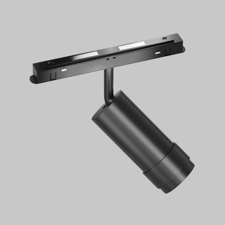 Трековый светильник Technical TR211-1-12W2.7K-Z-B Maytoni Technical Магнитная трековая система 23мм EXILITY Focus Zoom Черный LED 2700