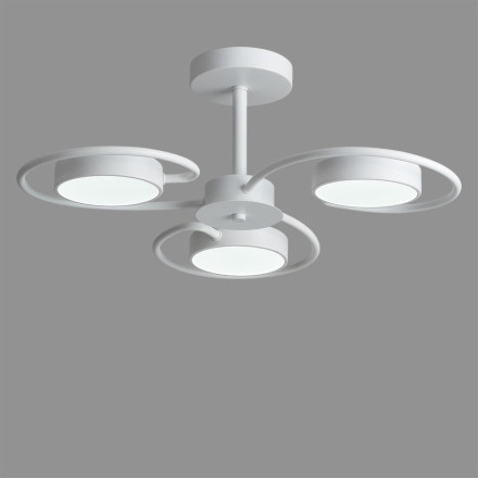Люстра потолочная 5657/36CL LEDIO Lumion белый Люстра потолочная LED 36W 3000-6000K 1840Лм 220V EVIN