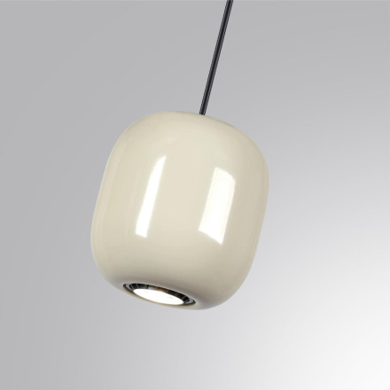 Подвес 5053/1A PENDANT Odeon Light черный/цвет слонов.кости//металл Подвес GU10 LED 4W OVALI