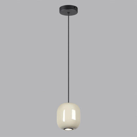 Подвес 5053/1A PENDANT Odeon Light черный/цвет слонов.кости//металл Подвес GU10 LED 4W OVALI