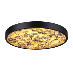 Настенно-потолочный светильник 5064/40L L-VISION Odeon Light черный/серо-беж./металл/натур.камень/акрил Настен.-потолочн. cветил