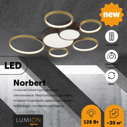 Потолочная люстра Norbert 5256/99CL Lumion