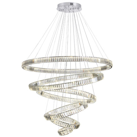 Люстра 4930/260L L-VISION Odeon Light хром/прозрачный металл/хрусталь Люстра LED 260W 4000K 30600Лм VEKIA