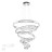 Люстра 4930/260L L-VISION Odeon Light хром/прозрачный металл/хрусталь Люстра LED 260W 4000K 30600Лм VEKIA