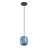 Подвес 5053/1B PENDANT Odeon Light черный/голубой/металл Подвес GU10 LED 4W OVALI