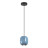 Подвес 5053/1B PENDANT Odeon Light черный/голубой/металл Подвес GU10 LED 4W OVALI