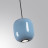 Подвес 5053/1B PENDANT Odeon Light черный/голубой/металл Подвес GU10 LED 4W OVALI
