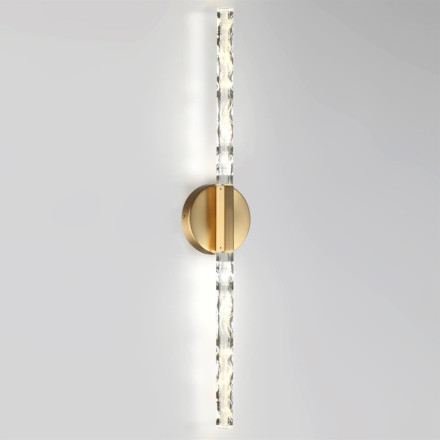 Настенный светильник 6679/6WL L-VISION Odeon Light античная бронза/металл/хрусталь IP20 LED 6W 360Лм 4000K ALETTA