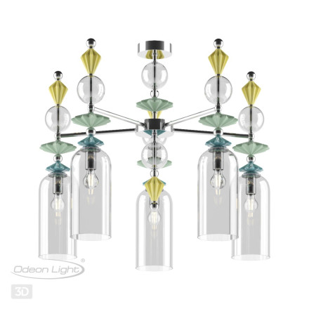 Потолочная люстра Bizet 4893/5C Odeon Light