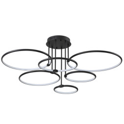 Люстра потолочная 6506/99CL LEDIO Lumion чёрный Люстра потолочная LED 156W 3000-6000K 9899Лм 220V URSULA