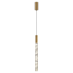 Подвесной светильник 6679/4L L-VISION Odeon Light античная бронза/металл/хрусталь IP20 LED 4W 240Лм 4000K ALETTA