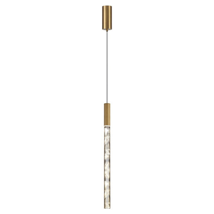 Подвесной светильник 6679/4L L-VISION Odeon Light античная бронза/металл/хрусталь IP20 LED 4W 240Лм 4000K ALETTA