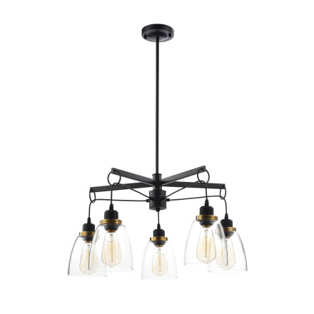 Подвесная люстра Louise FR4167-PL-05-BL Freya