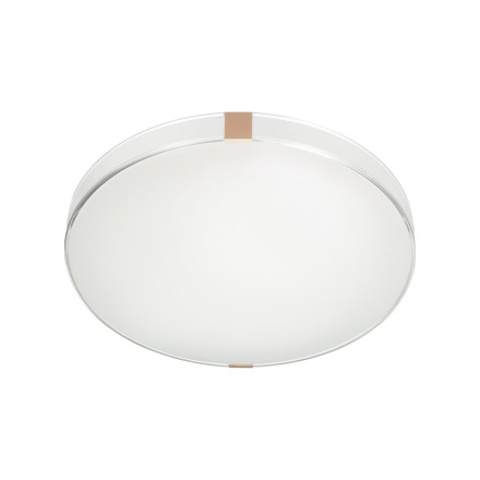 Настенно-потолочный светильник 7676/DL COLOR Sonex пластик/золотистый LED 48Вт 4000K D393 IP43 OTIGA WHITE