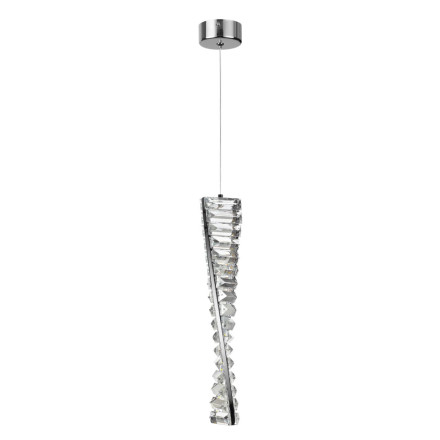 Подвес 5675/10L LEDIO LN23 045 хром Подвес LED 10W 3000K 550Лм 220V ROSELLE