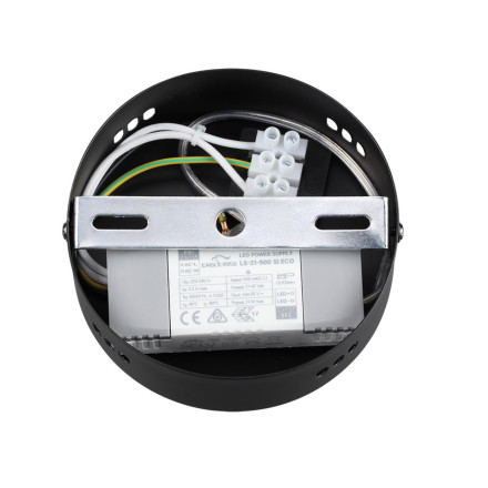 Подвес 6556/15L LEDIO LN24 черный/дымчатый/металл/акрил, стекло Подвес LED 15W 4000К 220V TRENDY
