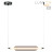 Подвес 6556/15L LEDIO LN24 черный/дымчатый/металл/акрил, стекло Подвес LED 15W 4000К 220V TRENDY