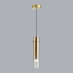 Подвес 5062/5LB PENDANT Odeon Light золотой/янтарный/металл/стекло Подвес LED 5W 3000K SHINY