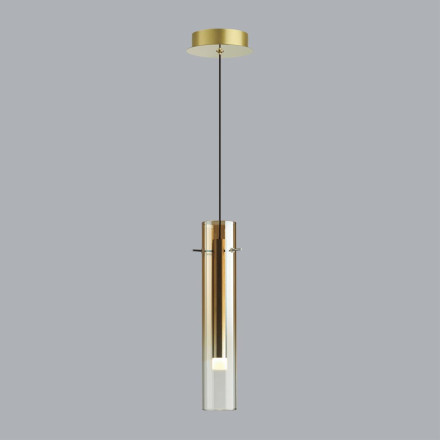 Подвес 5062/5LB PENDANT Odeon Light золотой/янтарный/металл/стекло Подвес LED 5W 3000K SHINY