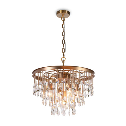 Подвесная люстра Linn MOD091PL-05G Maytoni