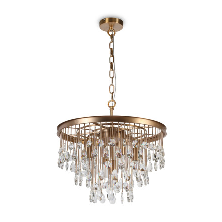 Подвесная люстра Linn MOD091PL-05G Maytoni