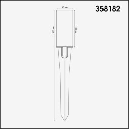 Корпус для модуля Nokta 358182 Novotech
