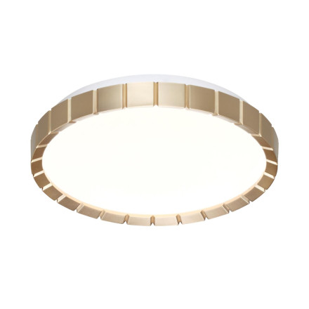 Настенно-потолочный светильник 7648/CL PALE Sonex Светильник пластик/белый/золотой LED 30Вт 4000К D336 IP43 ATABI GOLD
