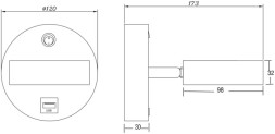Спот Bit FR10010CW-L6MG Freya