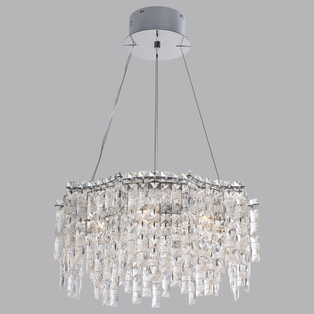 Люстра 5074/8 HALL Odeon Light хром/прозрачный/металл/хрусталь Люстра E14 8*40W ROLTA