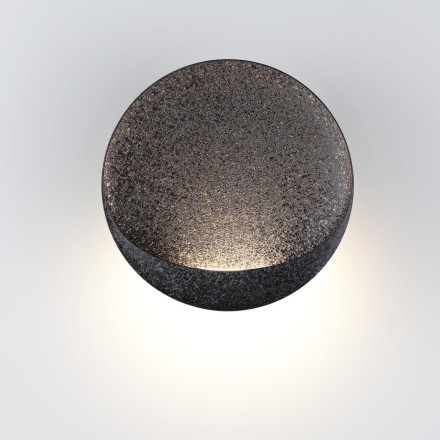 Настенный светильник 7003/7WL HIGHTECH ODL25 Настенный светильник черный ice crack/акрил IP44 LED 7W 231Лм 3000K CRI &gt; 90 VELA