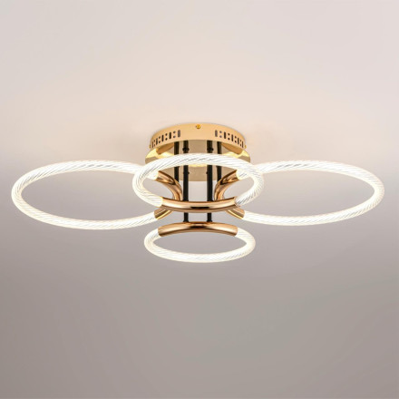 Люстра потолочная 6545/105CL LEDIO Lumion золотой, черный Люстра потолочная LED 54W 3000-6000K 7062Лм 220V LARA