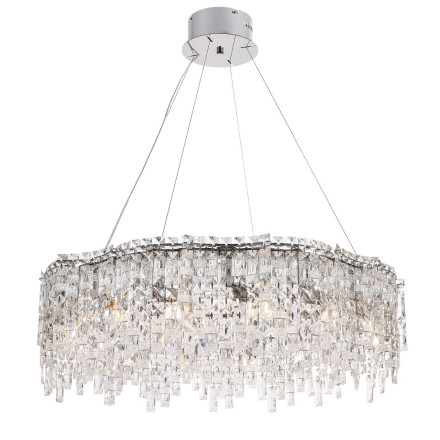 Люстра 5074/14 HALL Odeon Light хром/прозрачный/металл/хрусталь Люстра E14 14*40W ROLTA