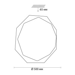 Настенно-потолочный светильник Vesta 3002/EL Sonex
