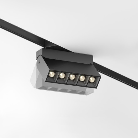 Трековый светильник Technical TR077-2-10W3K-B Maytoni Technical Магнитная трековая система 35мм GRAVITY Points Rot Черный LED 3000