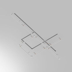 Шинопровод встраиваемый Technical TRX004-111W Maytoni Technical Однофазная трековая система UNITY Busbar trunkings Unity Белый