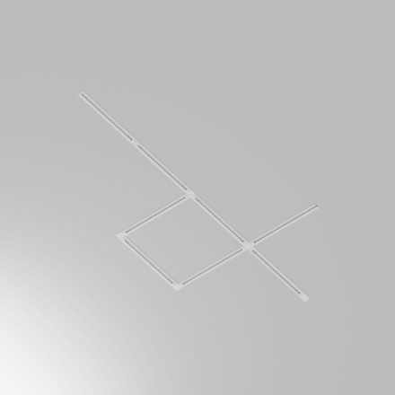 Шинопровод встраиваемый Technical TRX004-111W Maytoni Technical Однофазная трековая система UNITY Busbar trunkings Unity Белый
