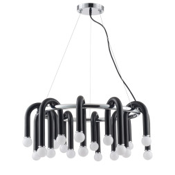 Люстра 5699/20 MODERNI Lumion чёрный, хром Люстра E14 20*60W 220V CASPIAN