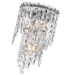 Бра 5074/3W HALL Odeon Light хром/прозрачный/металл/хрусталь Бра E14 3*40W ROLTA