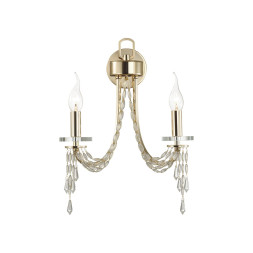 Бра 5063/2W CLASSIC Odeon Light золото/прозрачный/металл/хрусталь Бра E14 2*40W CAPEL
