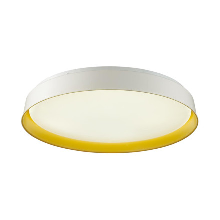 Настенно-потолочный светильник 7711/DL COLOR Sonex пластик/белый/желтый LED 48Вт 4000К D407 IP43 TUNA YELLOW