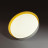 Настенно-потолочный светильник 7711/DL COLOR Sonex пластик/белый/желтый LED 48Вт 4000К D407 IP43 TUNA YELLOW