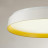 Настенно-потолочный светильник 7711/DL COLOR Sonex пластик/белый/желтый LED 48Вт 4000К D407 IP43 TUNA YELLOW