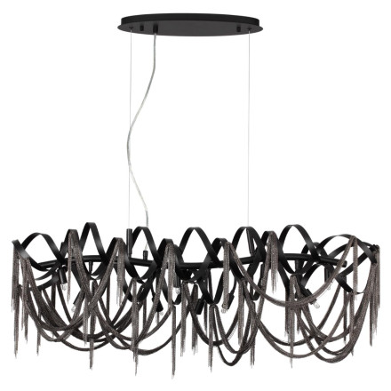 Люстра 5067/10 HALL Odeon Light черный/металл/металл Люстра G9 10*40W CHAINY