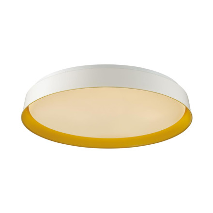 Настенно-потолочный светильник 7711/EL COLOR Sonex пластик/желтый LED 70Вт 3000-6000К D510 IP43 пульт ДУ TUNA YELLOW
