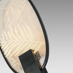 Настенный светильник 6665/15WL L-VISION Odeon Light EXCLUSIVE брашир. черный/металл/акрил IP20 LED 15W 870Лм 3000K PIUMA