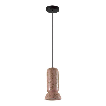 Подвес 5054/1C PENDANT Odeon Light черный/розовый/коричн./металл/керамика Подвес GU10 LED 4W KERAMA